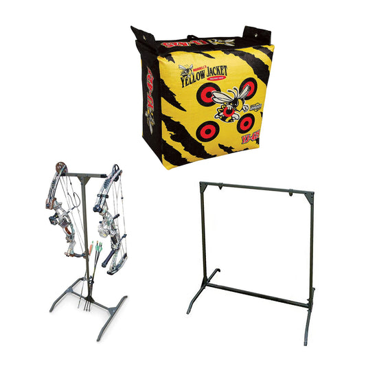 Morrell Yellow Jacket Outdoor Target with HME Products Target Stand & Bow Holder