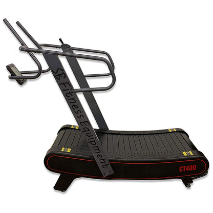 SB Fitness Equipment CT400 Self Generated Curved Commercial Treadmill w/ Display