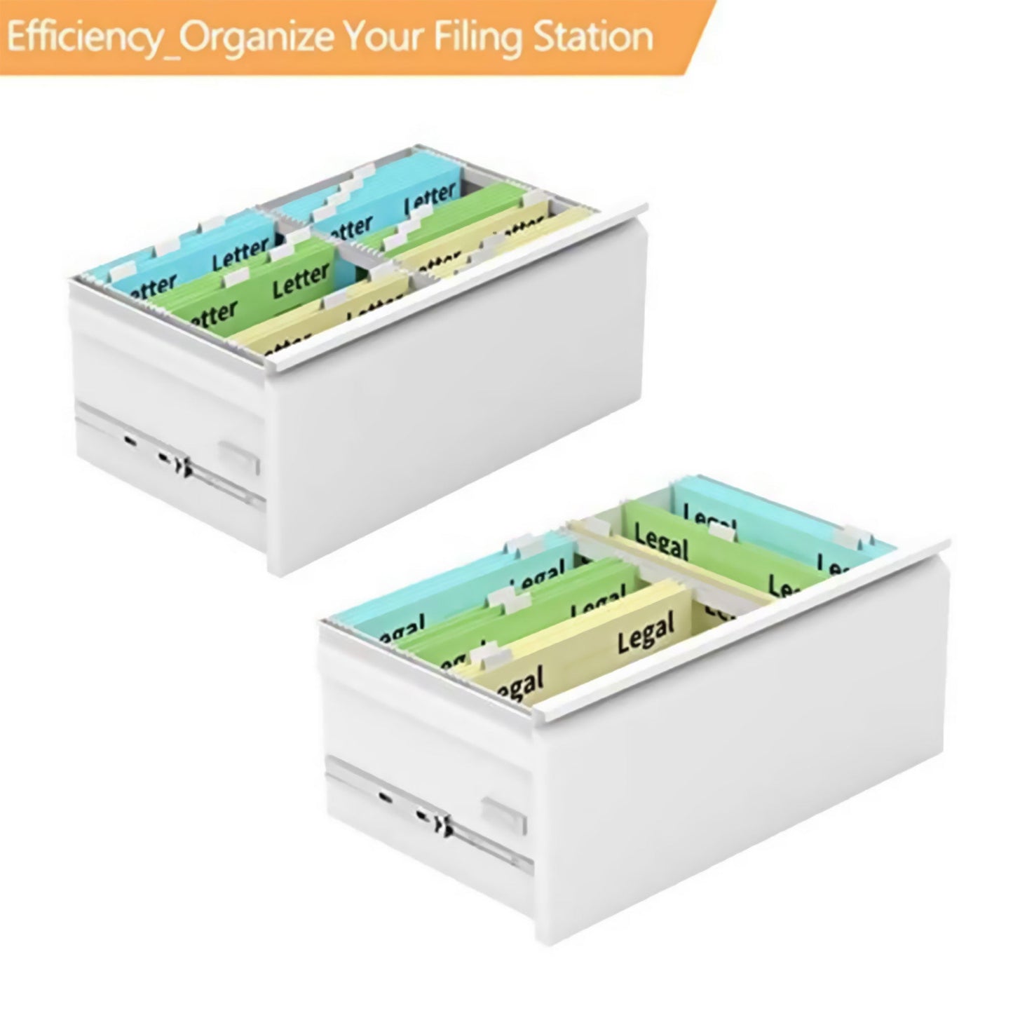 Aobabo 28.25 Inch Locking 2 Drawer Metal Office Storage Filing Cabinet, White