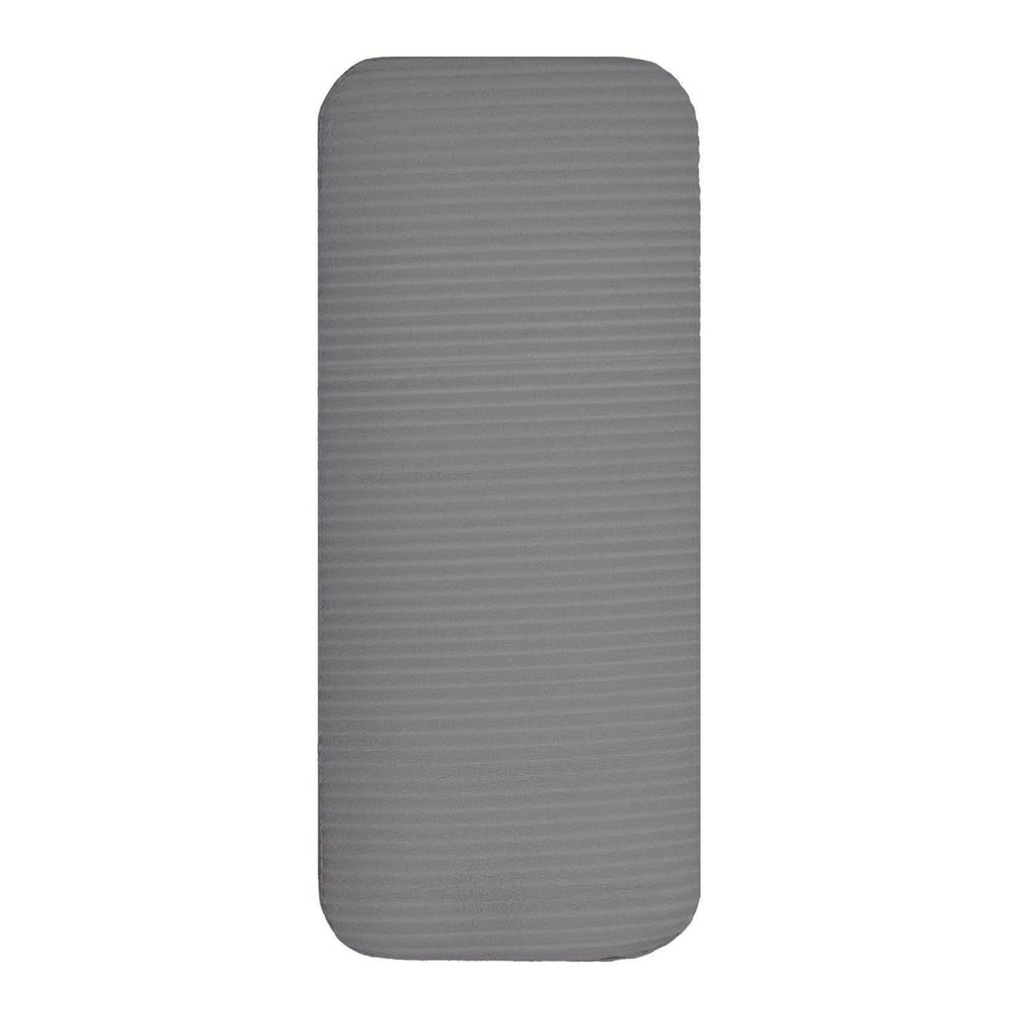 BalanceFrom Fitness GoYoga+ 71x24in Exercise Yoga Mat w/Knee Pad & Strap, Gray