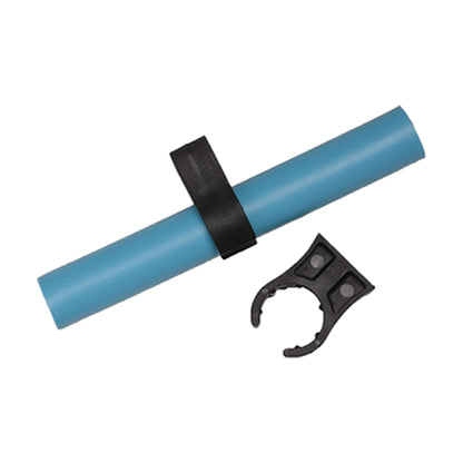 MaxLine 100 Ft 0.5 In Semi Flexible Air Tubing Kit & Pipe Mount Clips (10 Pack)