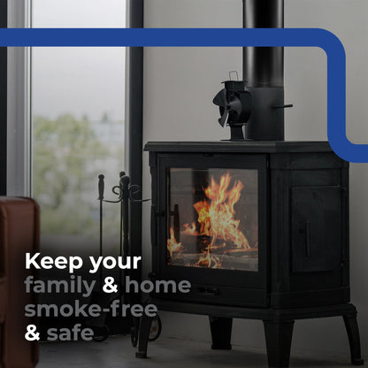 DuraVent 6 Inch Single Wall Interior Damper Section As Stove Top Adapter, Black