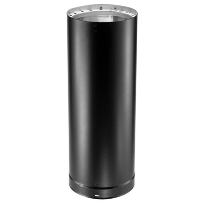 DuraVent DVL 6DVL-12 6-Inch Galvanized Steel Double Wall Stove Pipe, Black