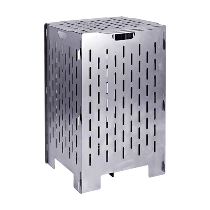 Yard Tuff YTF-202036BC 20 x 20 x 36 Inch Steel Burn Cage with Vent Holes, Gray