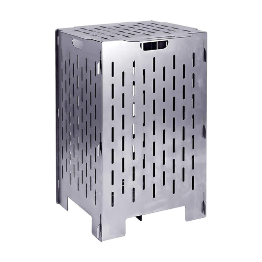 Yard Tuff YTF-202036BC 20 x 20 x 36 Inch Steel Burn Cage with Vent Holes, Gray