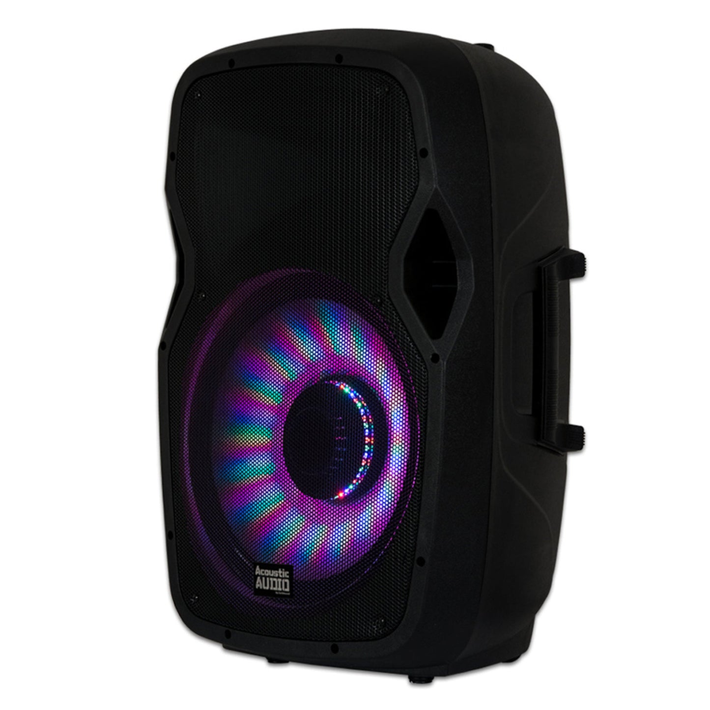 Acoustic Audio by Goldwood 1000W Bluetooth Speaker with Flashing LEDs, 2 Pack