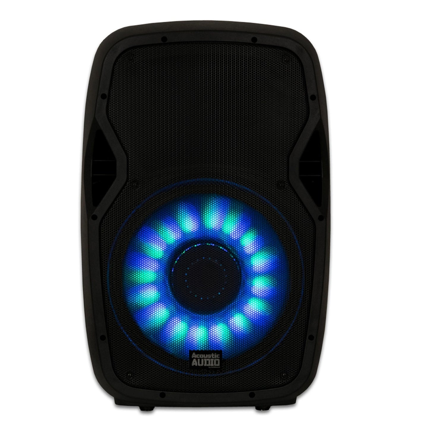 Acoustic Audio by Goldwood 1000W Bluetooth Speaker with Flashing LEDs, 2 Pack