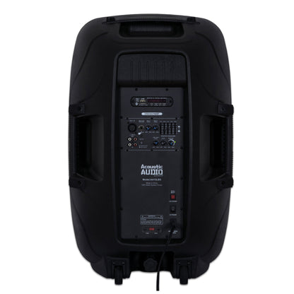 Acoustic Audio by Goldwood 1000W Bluetooth Speaker with Flashing LEDs, 2 Pack