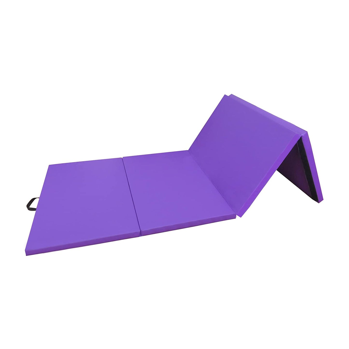 BalanceFrom Fitness GoGym 120x48in All Purpose Folding Gymnastics Mat, Purple