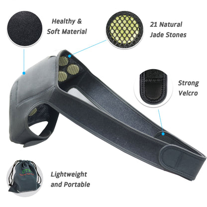 UTK Jade Stone Infrared Shoulder Pain Relief Heating Pad w/ Smart Controller