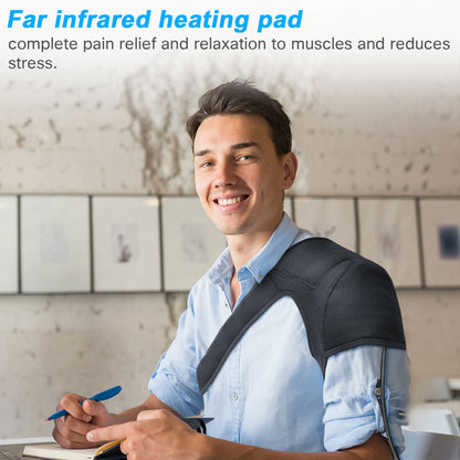 UTK Jade Stone Infrared Shoulder Pain Relief Heating Pad w/ Smart Controller