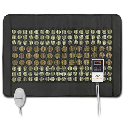 UTK 21 x 31 Inch Far Infrared Heating Pad w/ Natural Jade and Tourmaline Stones