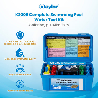 Bestway 24ft x 12ft x 52in Rectangular Frame Family Swimming Pool & Test Kit