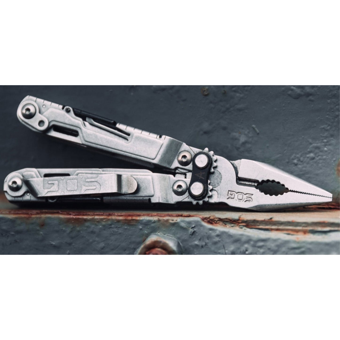 SOG PowerPint Stainless Steel Folding 18 Multi Purpose Pocket EDC Tool, Silver
