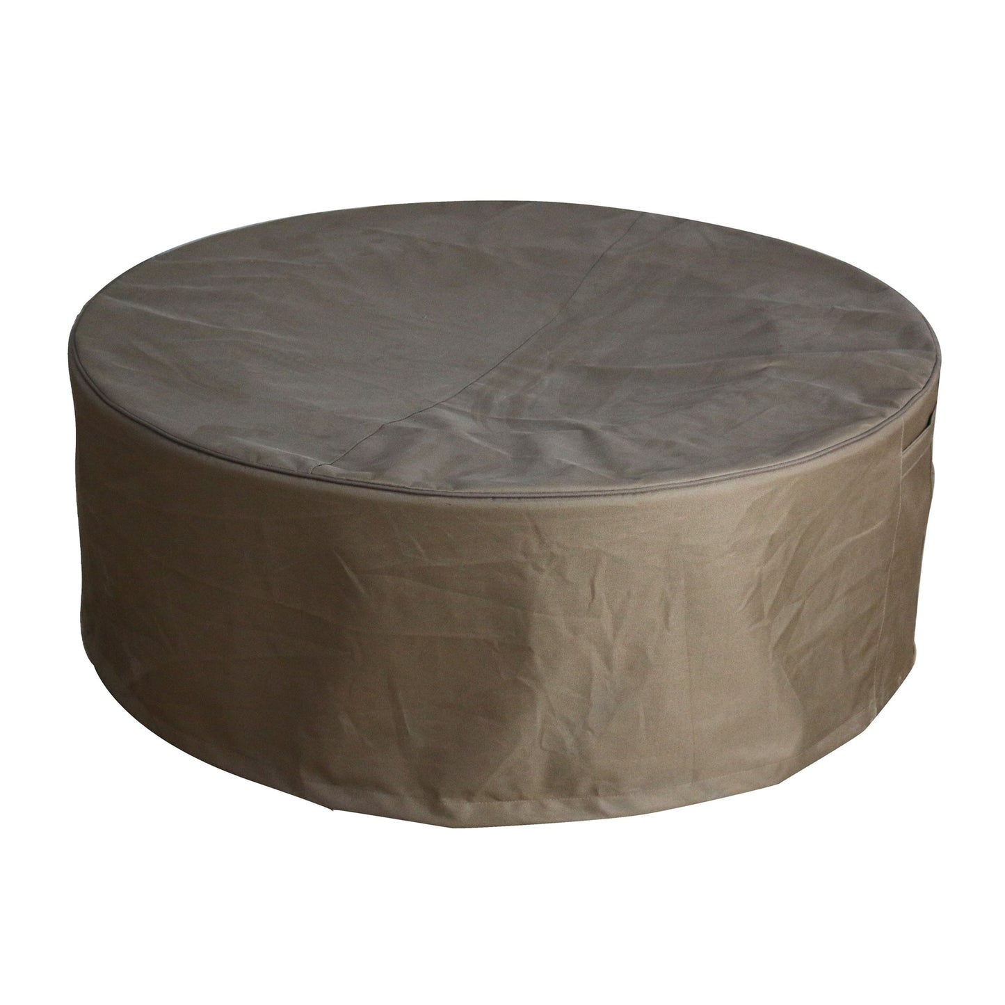 Elementi Natural Gas Concrete Lunar Bowl Fire Pit w/ Auto Ignition, Clean Flame