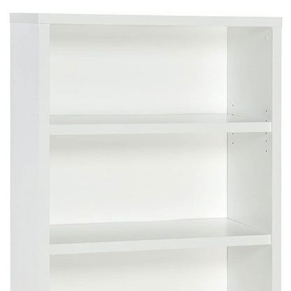 ClosetMaid Decorative Modern Rectangular 4 Tier Shelf Wooden Bookcase, White