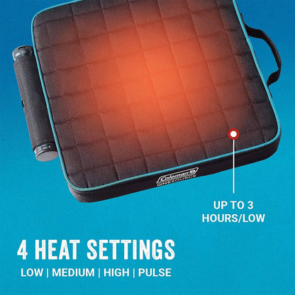 Coleman OneSource Outdoor Heated Camping Chair Pad with Rechargable Battery