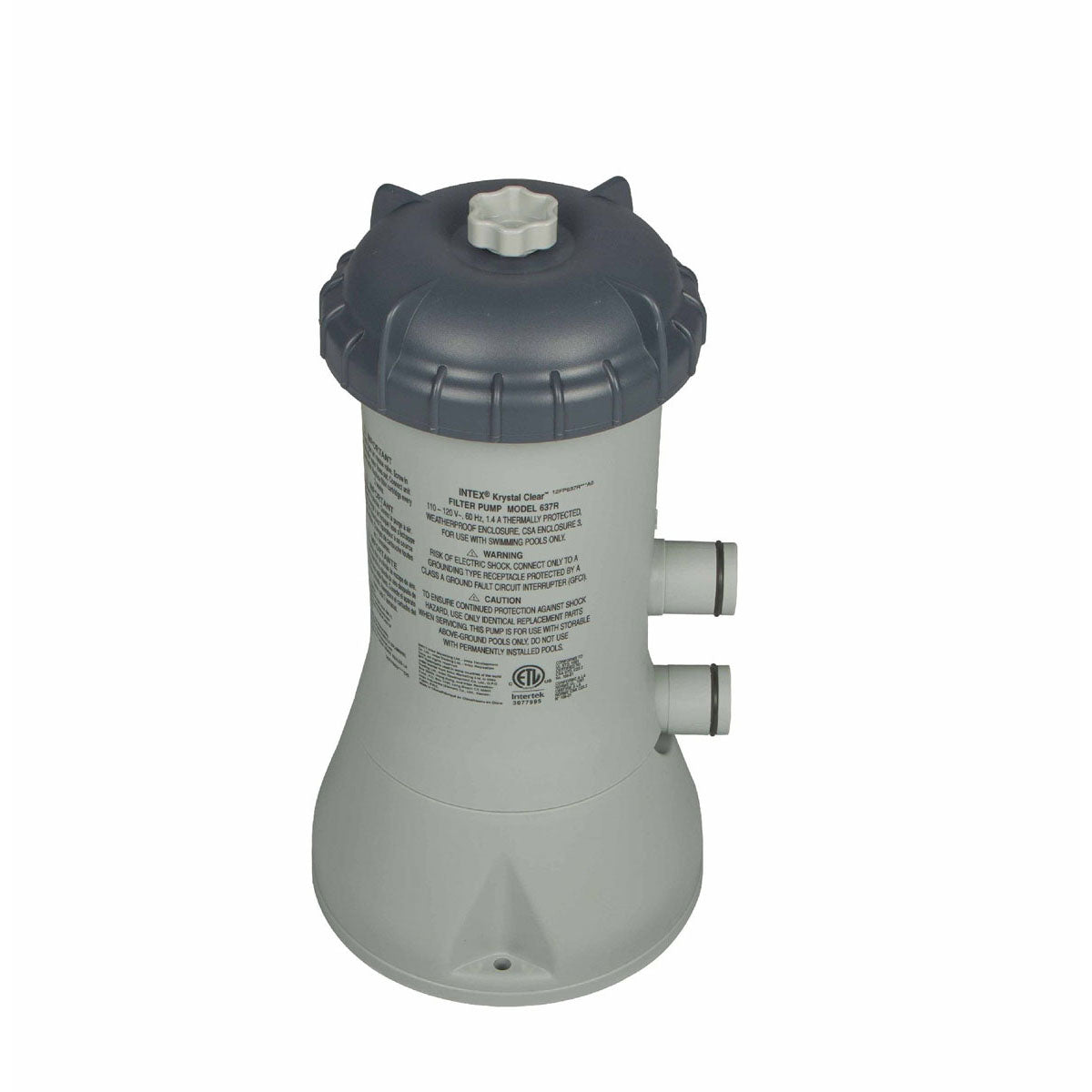 Frame Above Ground Baby Splash Swimming Pool Bundled w/ Intex Filter Pump