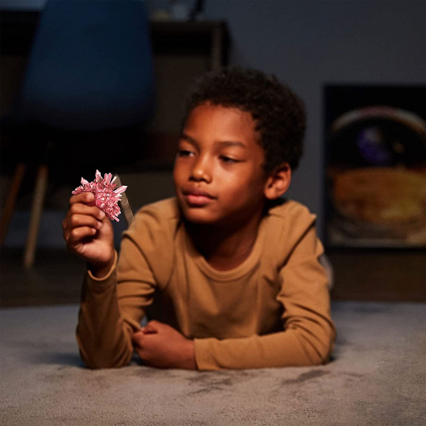 Science Can Geoscience 3 Color Crystal Dinosaur Deluxe Growing Kit Experiment