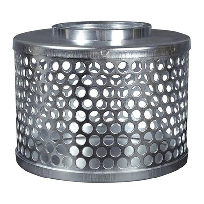 Apache 70002507 6in Corrosion Resisting Plated Steel Round Hole Suction Strainer
