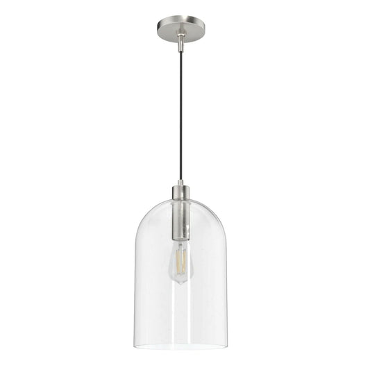 Hunter Fan Company Lochemeade 1 Bulb Glass Dome Adjustable Hanging Pendant Light