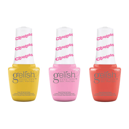 Gelish Mini Clueless Collection 9 mL Soak Off Gel Nail Polish Set, 3 Color Pack