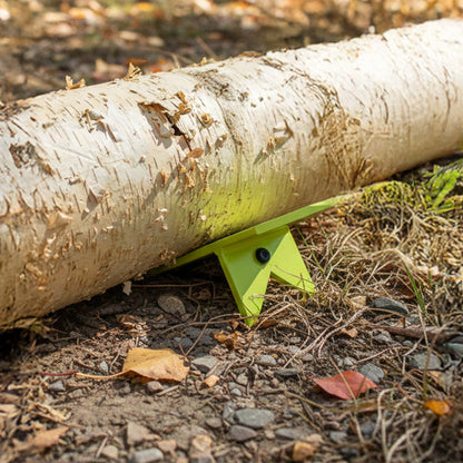 Timber Tuff TMW-61 Secure Hold Compact Log Dog Pair with Attached Rope, Green