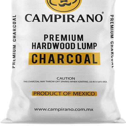 Campirano Premium Hardwood Black Lump Grill & Smoker Charcoal, 40lb Bag (3 Pack)