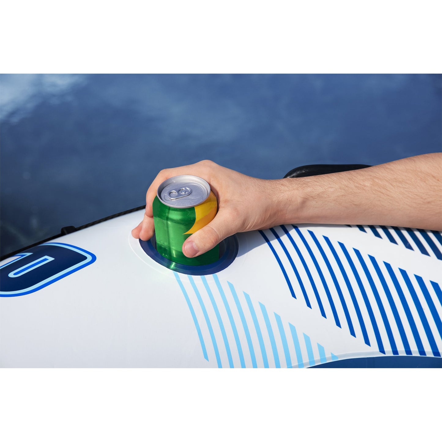 Bestway 43116E Hydro Force Rapid Rider Single River Inner Tube, Blue and White