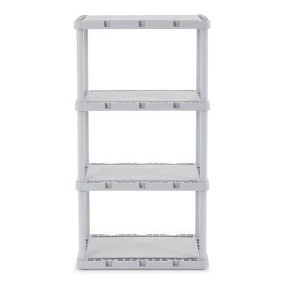 Gracious Living Knect-A-Shelf 4 Tier Light Duty Storage Shelving System (4 Pack)