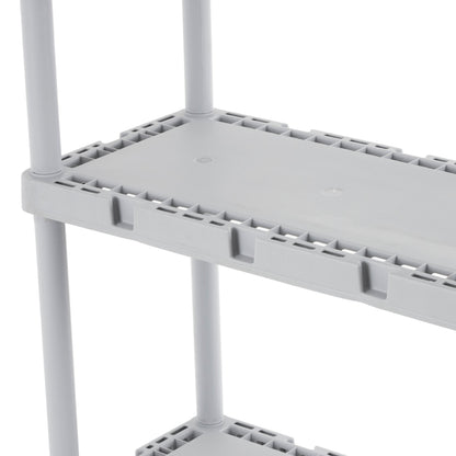 Gracious Living Knect-A-Shelf 4 Tier Light Duty Storage Shelving System (4 Pack)