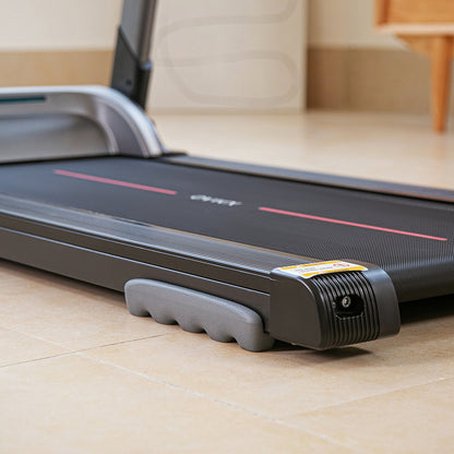 OVICX Quiet Portable Folding Flex Treadmill w/ Bluetooth & Fitness Tracking App