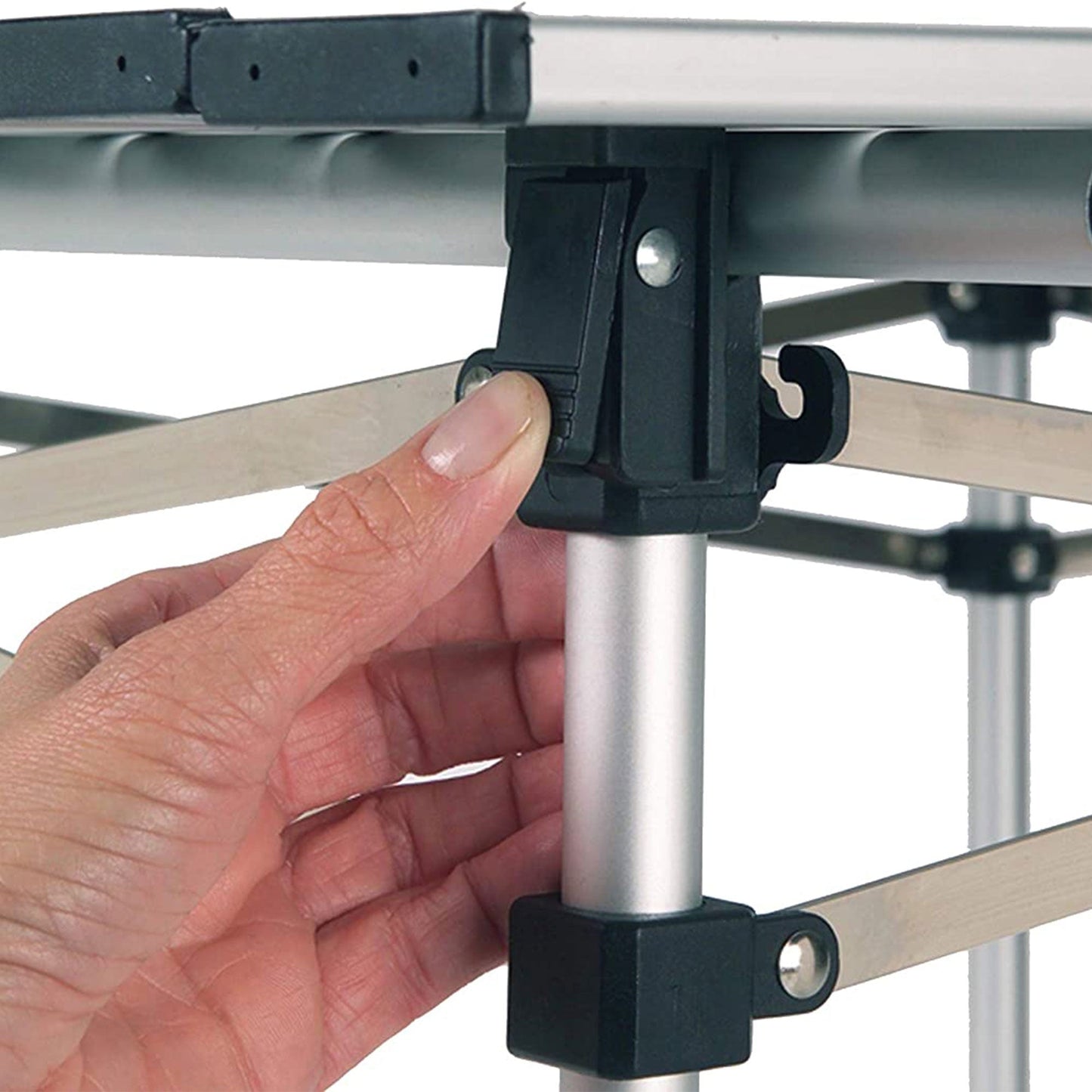 Coleman Portable and Compact Outdoor Folding Aluminum Table for Camping, White