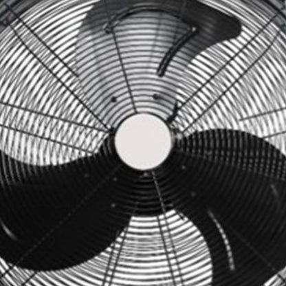 Lifesmart FGD-24Y 24 Inch Recirculating Floor Fan with Caster Wheels, Black