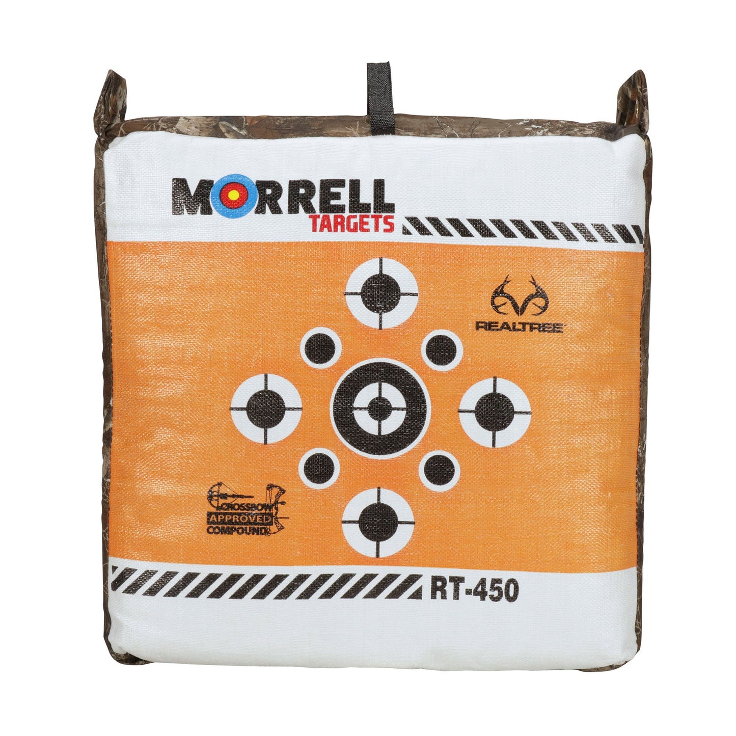 Morrell Targets 2-Sided Archery Bag Target, E-Z Carrying Handle, Edge Camouflage