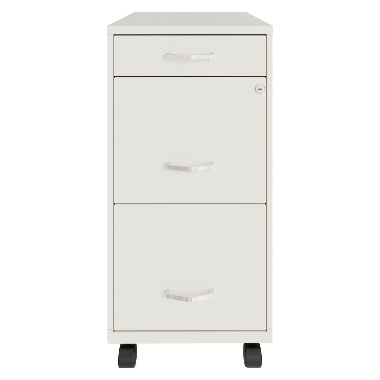 Space Solutions 18in Wide 3 Drawer Mobile Organizer Cabinet for Office (Damaged)