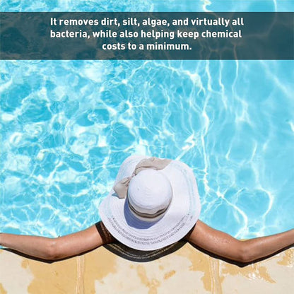 US Silica Mystic White II Premium Swimming Pool Filter Sand, White, 50 Pound Bag