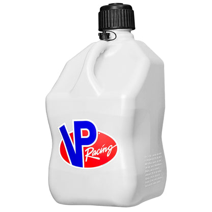 VP Racing 5.5 Gallon Motorsport Racing Liquid Container Utility Jug Can, White