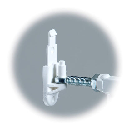 KidCo G2000 Safeway Top of Stairs Quick Release Baby Gate, 42.5 x 30.5 In, White