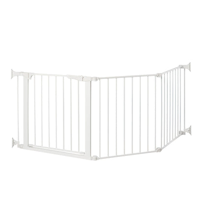 Command Pet Products PG5300 Custom Fit Gate for Pets, 29.5x84 Inches, White