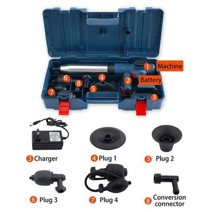 FEIYABDF Electric Rechargeable High Pressure Pipe Unclogging Air Gun Plunger