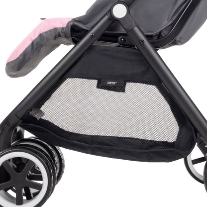 Evenflo 18812337 Gold Otto Self Folding Lightweight Travel Stroller, Opal Pink