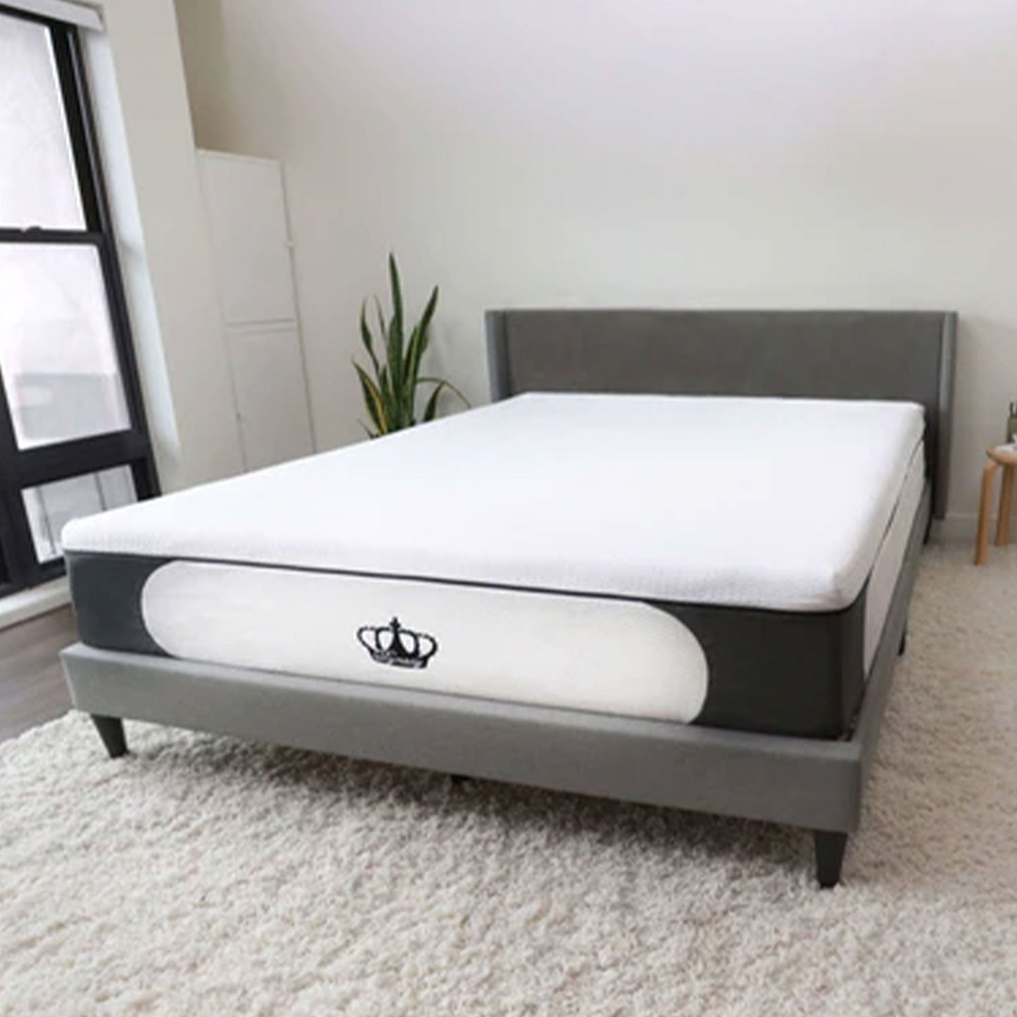 Dynasty Mattress 14.5 Inch CoolBreeze Plush Gel Memory Foam Mattress Bed, Twin XL Size