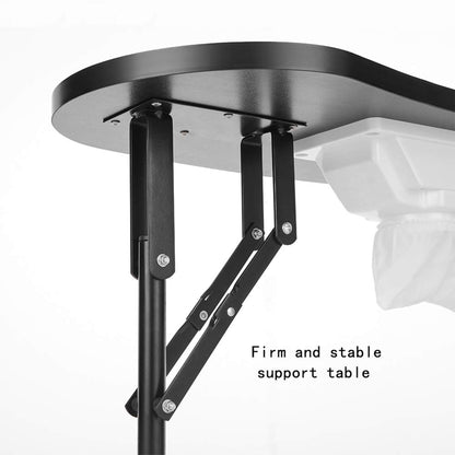 LEIBOU Professional Vented Foldable Manicure Nail Technician Table w/ Fan, Black