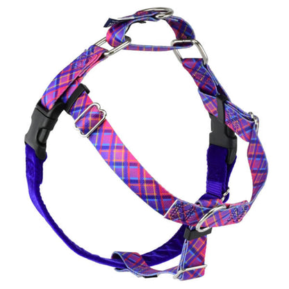 Neon Sunrise Pink Plaid Freedom No-Pull Dog Harness – EarthStyle