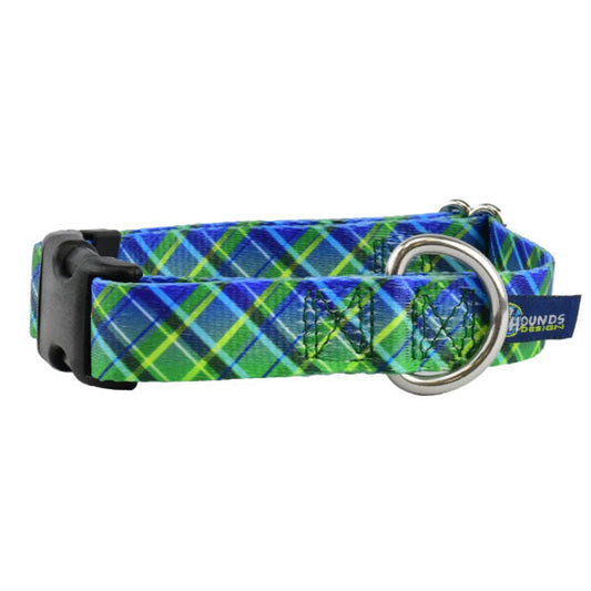 Electric Glow Green Plaid Dog Collar – EarthStyle