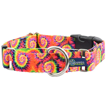 Classic Tie-Dye Buckle Martingale Dog Collar – EarthStyle