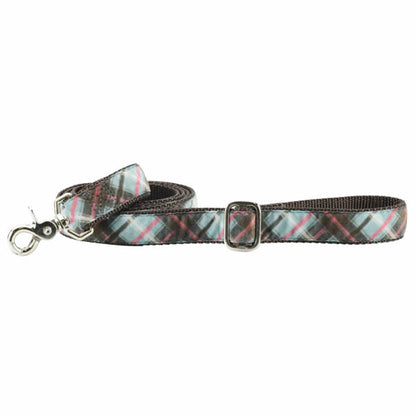 Jane’s Shirt Winter Plaid Velvet Dog Leash