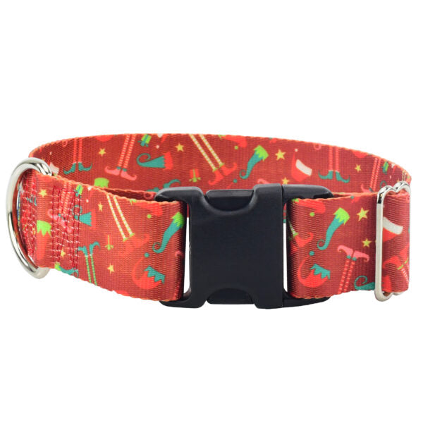 Elf Shoes Christmas Dog Collar – EarthStyle