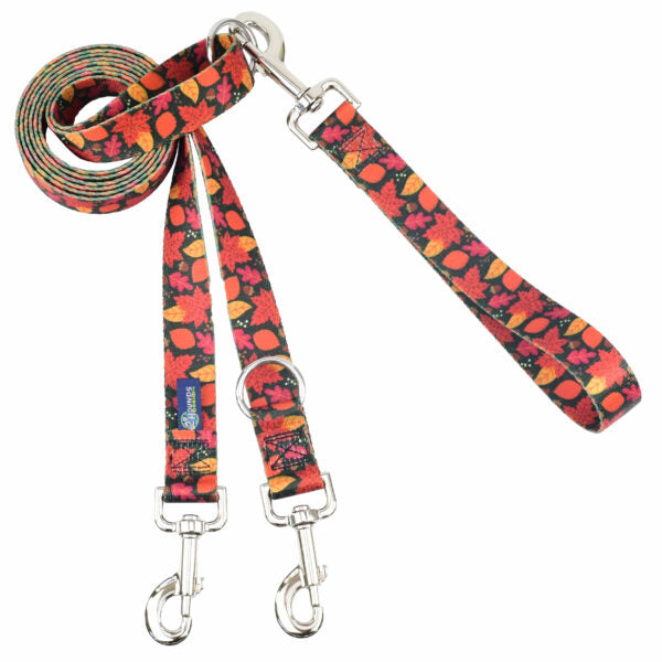 Falling Leaves Double Connection Leash – EarthStyle